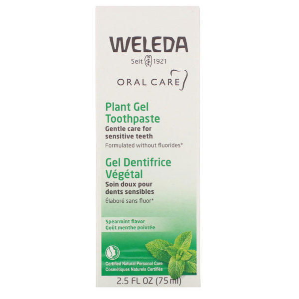 Weleda, Oral Care, Plant Gel Toothpaste, Spearmint, 2.5 fl oz (75 ml) - Imagen 2