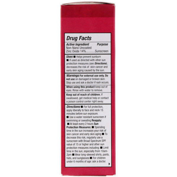 Badger Company, Natural Mineral Face Sunscreen, Sheer Tint, SPF 25, Damascus Rose, 1.6 fl oz (47 ml) - Imagen 3
