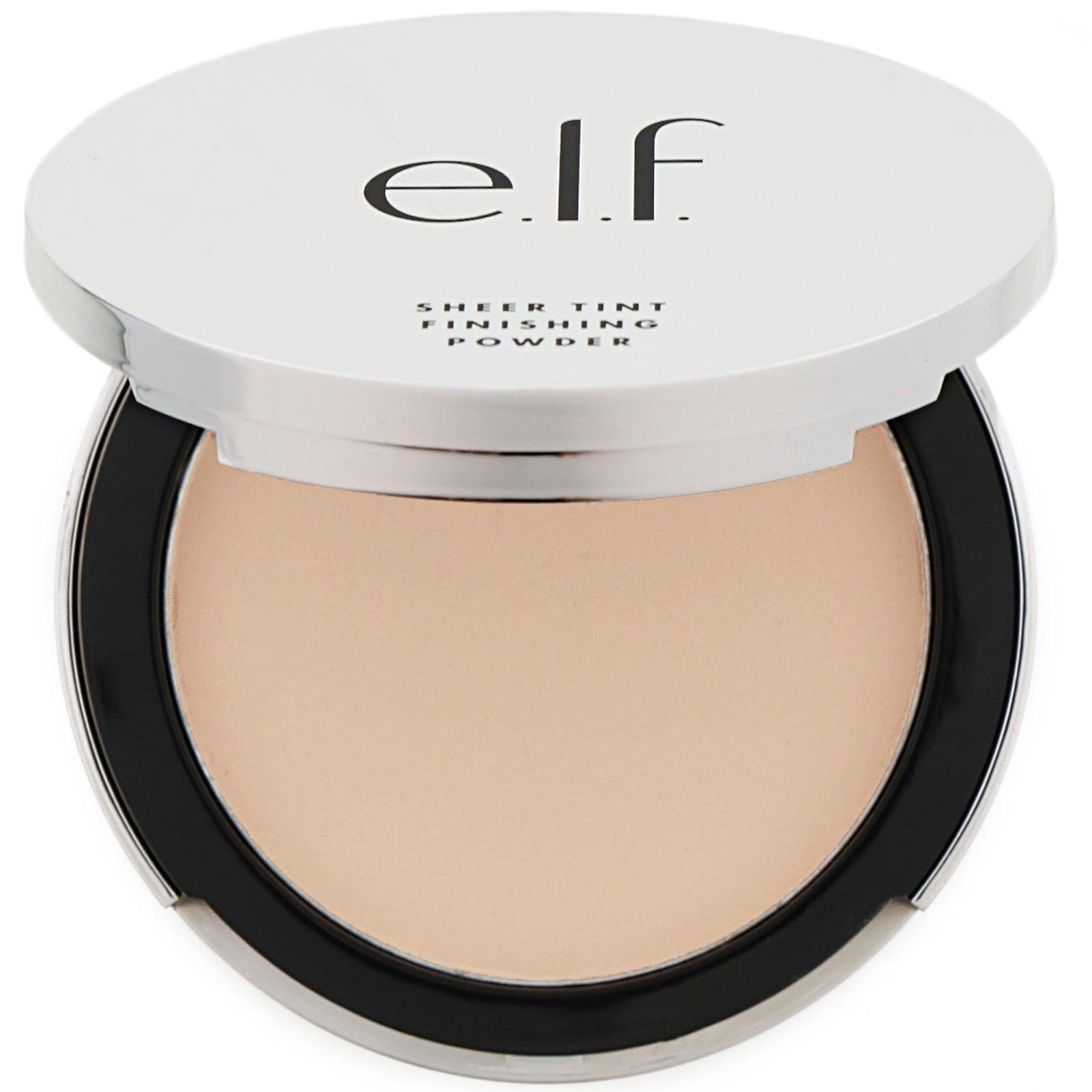 E.L.F., Bellamente natural, Tinte puro, Polvo de acabado, Tez blanca / clara, 0,33 onzas (9,4 g)