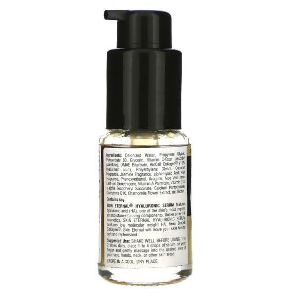 Source Naturals, Skin Eternal, Suero Hialurónico, 1 fl oz (30 ml) - Imagen 2