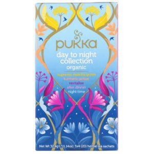 Pukka Herbs, Colección orgánica para día y noche, 20 saquitos de té de hierbas, 32,4 g (1,14 oz)