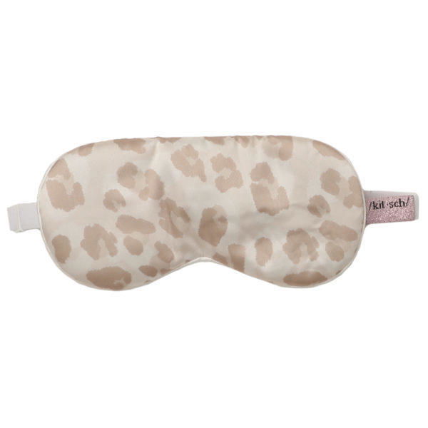 Kitsch, Set de satén para dormir, Leopardo, Set de 3 piezas - Imagen 5