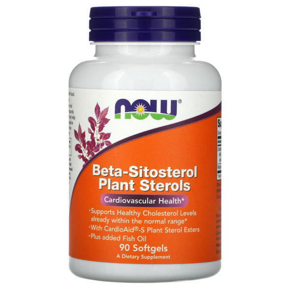 Now Foods, Beta-Sitosterol Fitoesteroles, 90 cápsulas blandas
