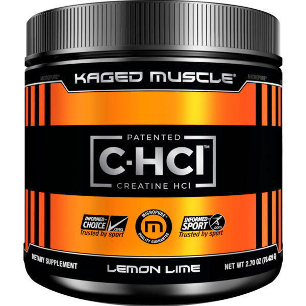 Kaged Muscle, Creatina C-HCL patentada, limón y lima, 2.70 oz (76.425 g)