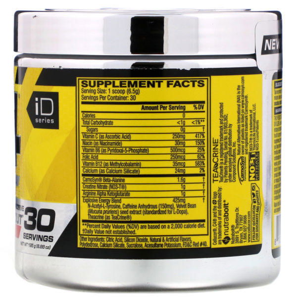 Cellucor, C4 Original Explosive, Pre-Workout, Fruit Punch, 6.88 oz (195 g) - Imagen 2