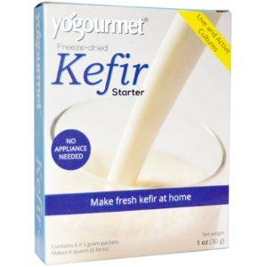 Yogourmet, Iniciador de kéfir, Liofilizado, 6 paquetes, 5 g cada uno
