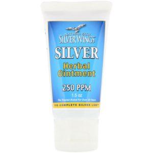 Natural Path Silver Wings, Pomada Herbal de Plata, 250 PPM, 1.5 oz
