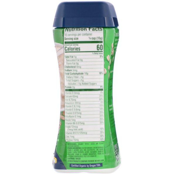 Gerber, Organic Oatmeal, Single Grain Cereal, 8 oz (227 g) - Imagen 2