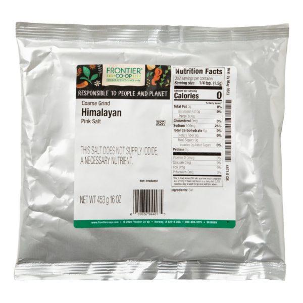 Frontier Natural Products, Sal Rosa de las Himalayas Molida, 16 oz (453 g) - Imagen 2