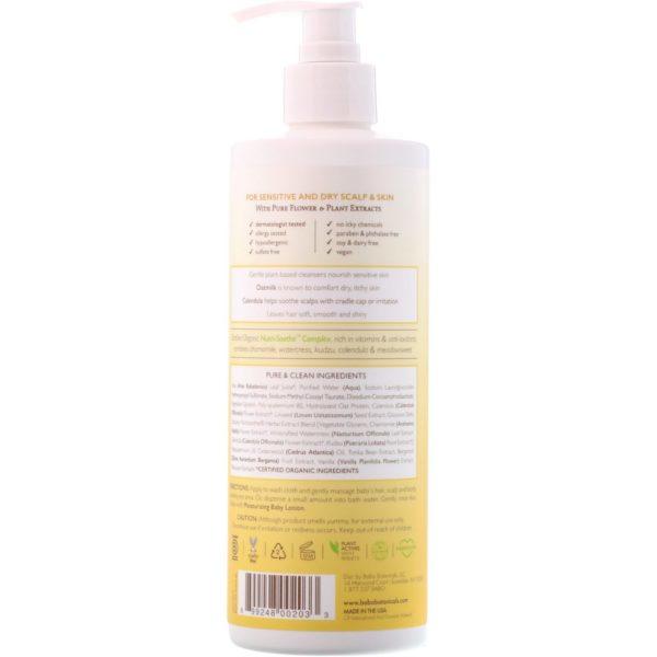 Babo Botanicals, Shampoo y Jabón Liquido para Bebés, Leche de Avena y Calendula, 16 fl oz (473 ml) - Imagen 2