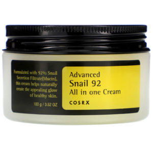 Cosrx, Advanced Snail 92, todo en una crema, 100 ml