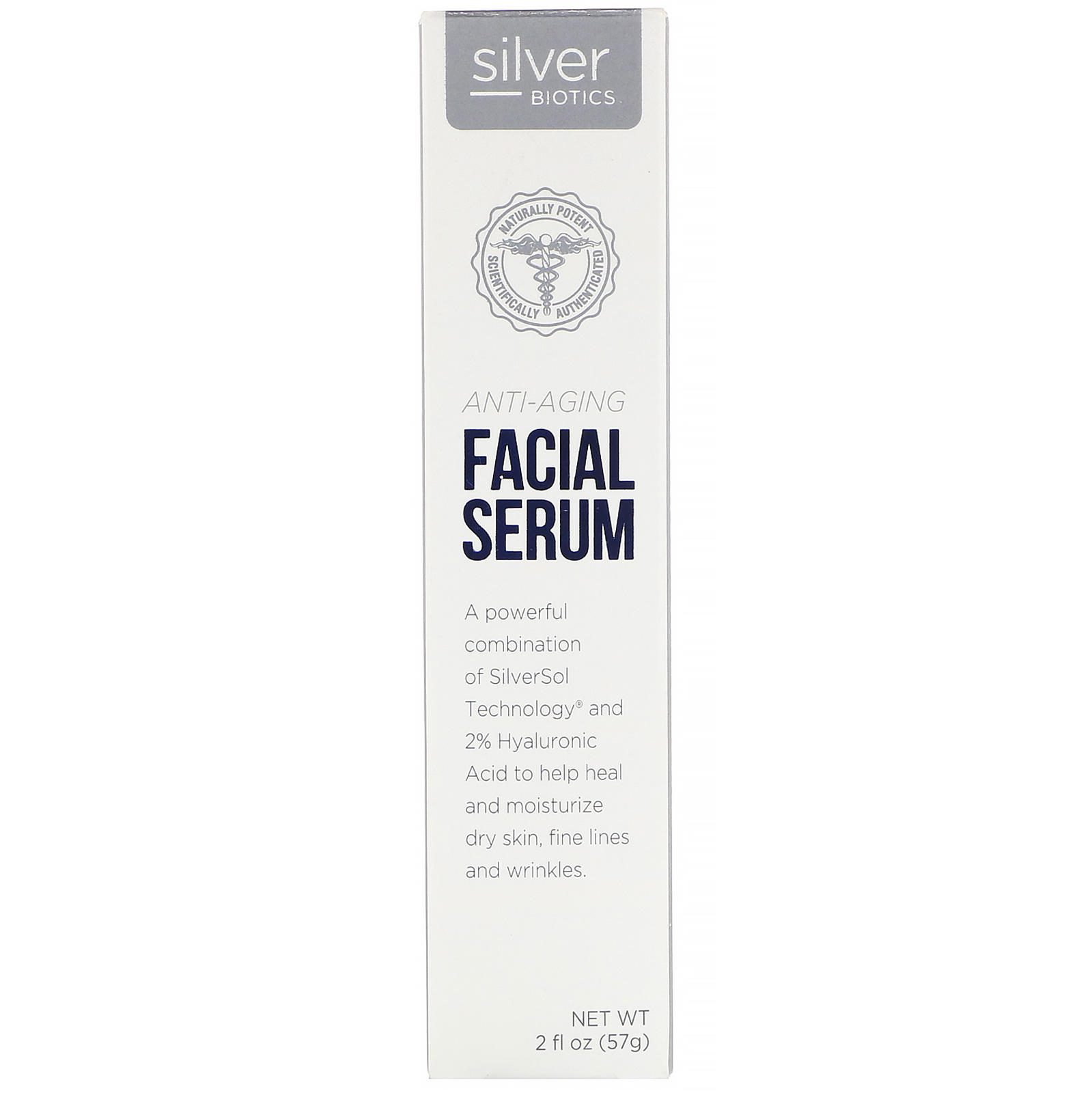 American Biotech Labs, Suero facial orgánico antienvejecimiento, 57 ml (2 oz. líq.)