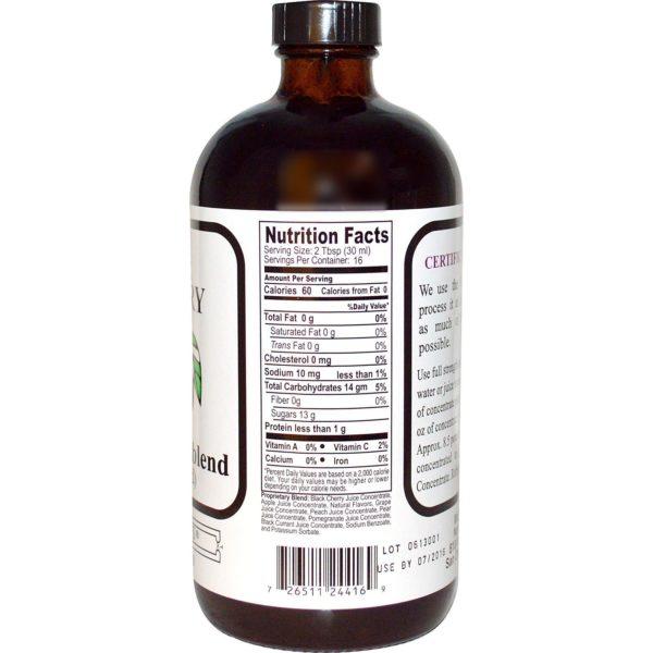 Natural Sources, Black Cherry Concentrate Blend, Unsweetened, 16 fl oz (480 ml) - Imagen 2