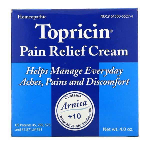 Topricin, Crema antiinflamatoria y reductora de dolor, 4.0 oz