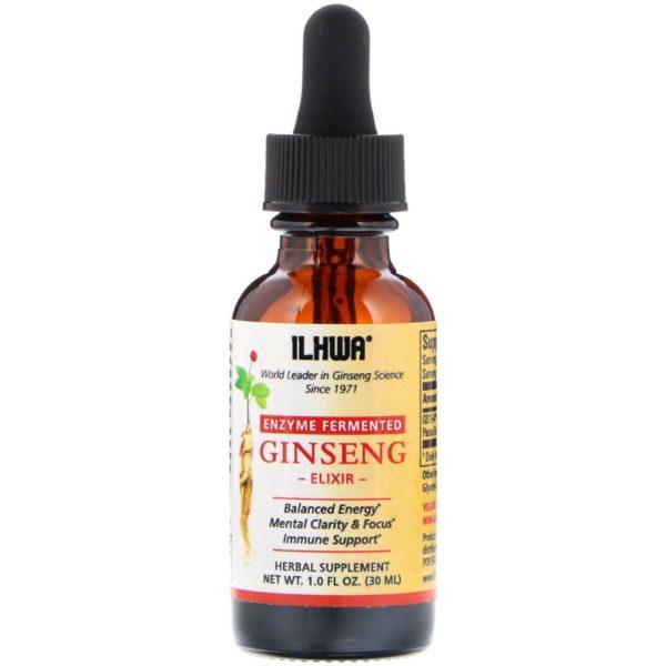 Ilhwa, Ginseng, Elixir, Enzyme Fermented, 1.0 fl oz (30 ml) - Imagen 3