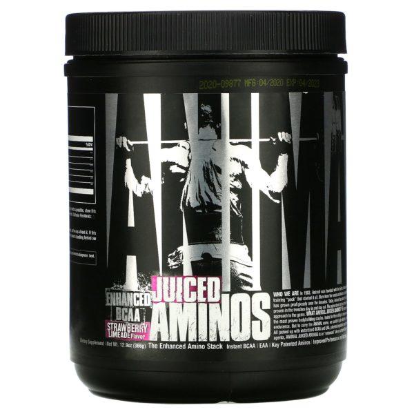 Universal Nutrition, Animal Juiced Aminos, Sabor a fresa y lima, 358 g
