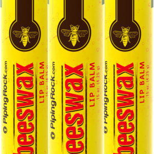 Bálsamo para los labios de cera de abeja, 0.15 oz (4 g) Tubos, 3  Tubos