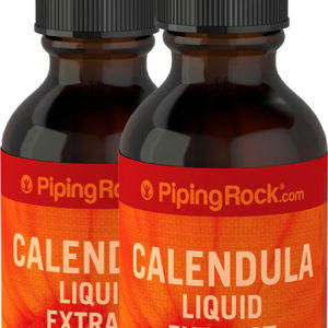 Calendula Liquid Extract, 2 fl oz (59 mL) Frasco con dosificador, 2  Botellas/Frascos