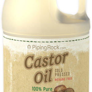 Aceite de ricino (prensado por expulsor) - Sin hexano, 64 fl oz (1.89 L) Botella/Frasco