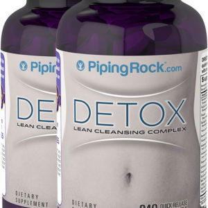 Detox, complejo para la eliminación de toxinas, 240 Cápsulas de liberación rápida, 2  Botellas/Frascos