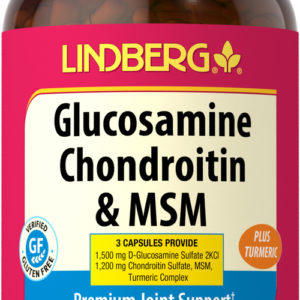 Sulfato de glucosamina y condroitina, 240 Cápsulas de liberación rápida