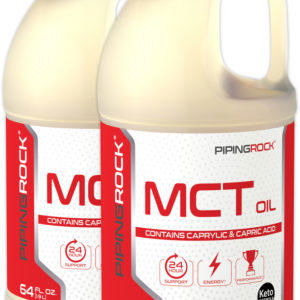 Aceite de MCT (triglicéridos de cadena media), 64 fl oz (1.9 L) Botellas/Frascos, 2  Botellas/Frascos