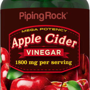 Vinagre de sidra de manzana - Aumento de la potencia, 1800 mg (por porción), 200 Cápsulas de liberación rápida