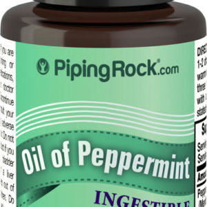 Aceite de menta comestible, puro, 1/2 fl oz (15 mL) Frasco con dosificador