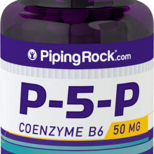 P-5-P (piridoxal 5-fosfato) vitamina B-6 con coencimas, 50 mg, 120 Comprimido
