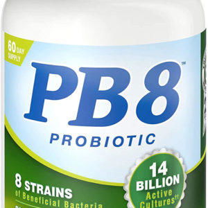 Suplemento probiótico vegetariano PB 8, 120 Cápsulas vegetarianas
