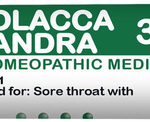 Phytolacca Decandra 30c Homeopatía para infección de garganta, 80 Gránulos