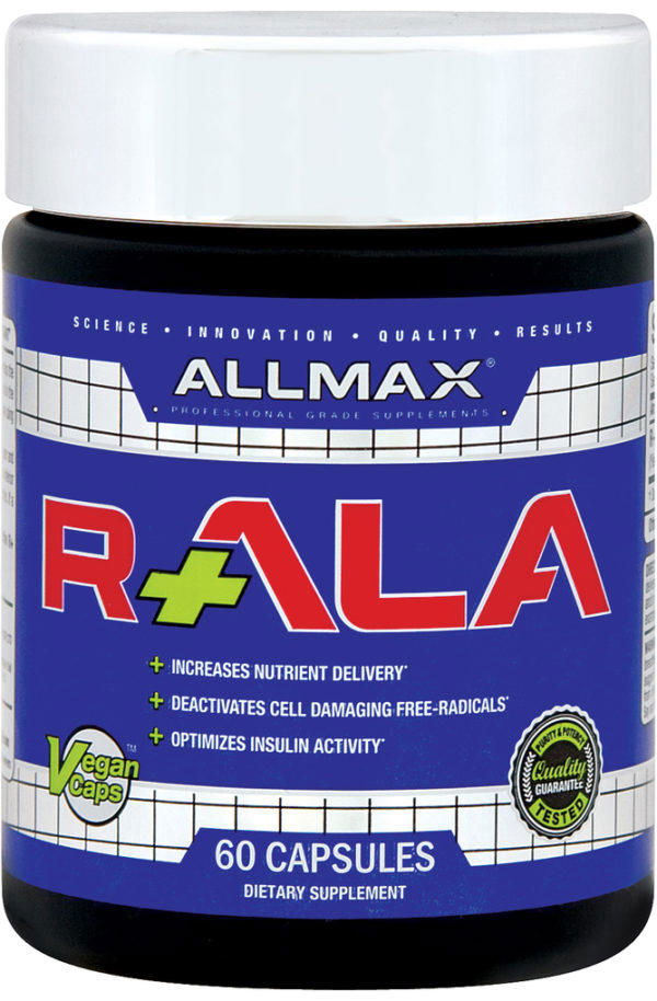 Ácido lipoico α (ALA) R+, 150 mg, 60 Cápsulas