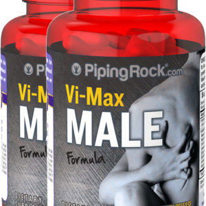 Vi-Max Male Performance "SOLO PARA HOMBRES", 120 Cápsulas de liberación rápida, 2  Botellas/Frascos