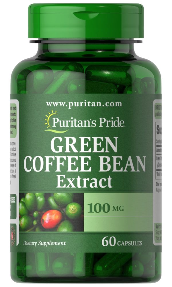 Extracto de grano de café verde 100 mg