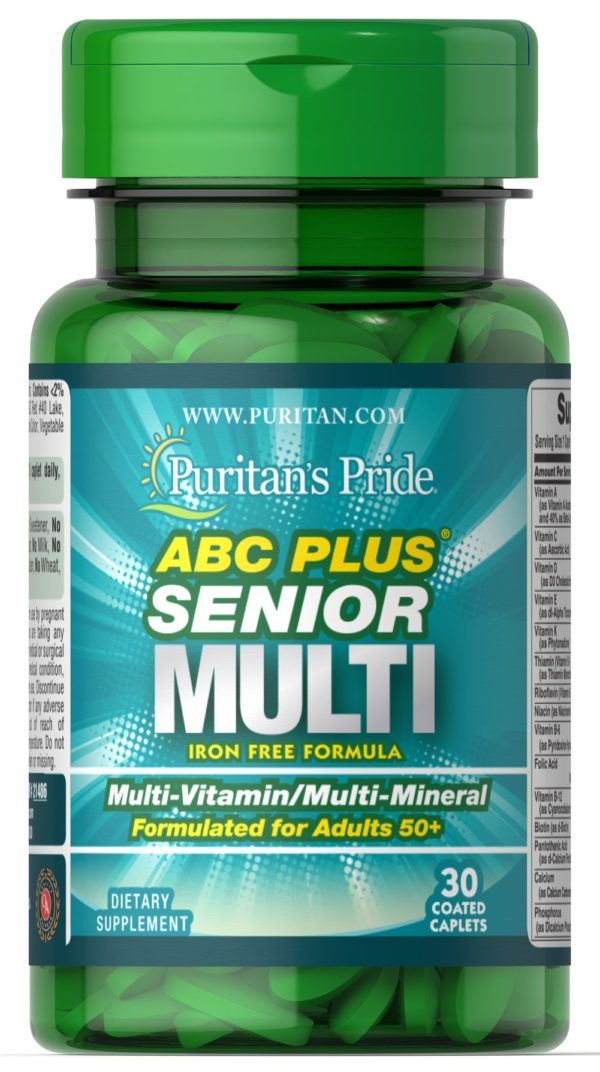 ABC Plus® Fórmula multivitamínica multimineral para personas mayores con zinc