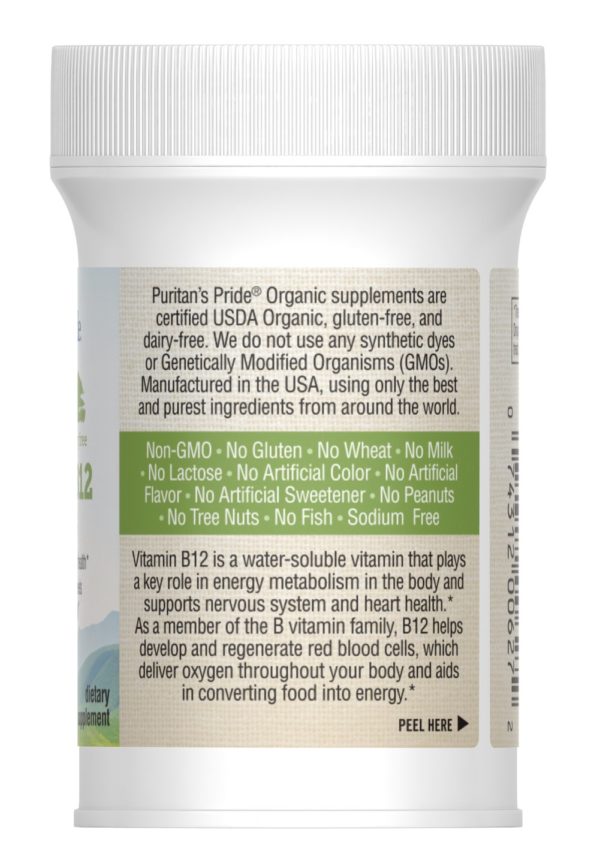 Vitamina B-12 orgánica 1000 mcg - Imagen 5