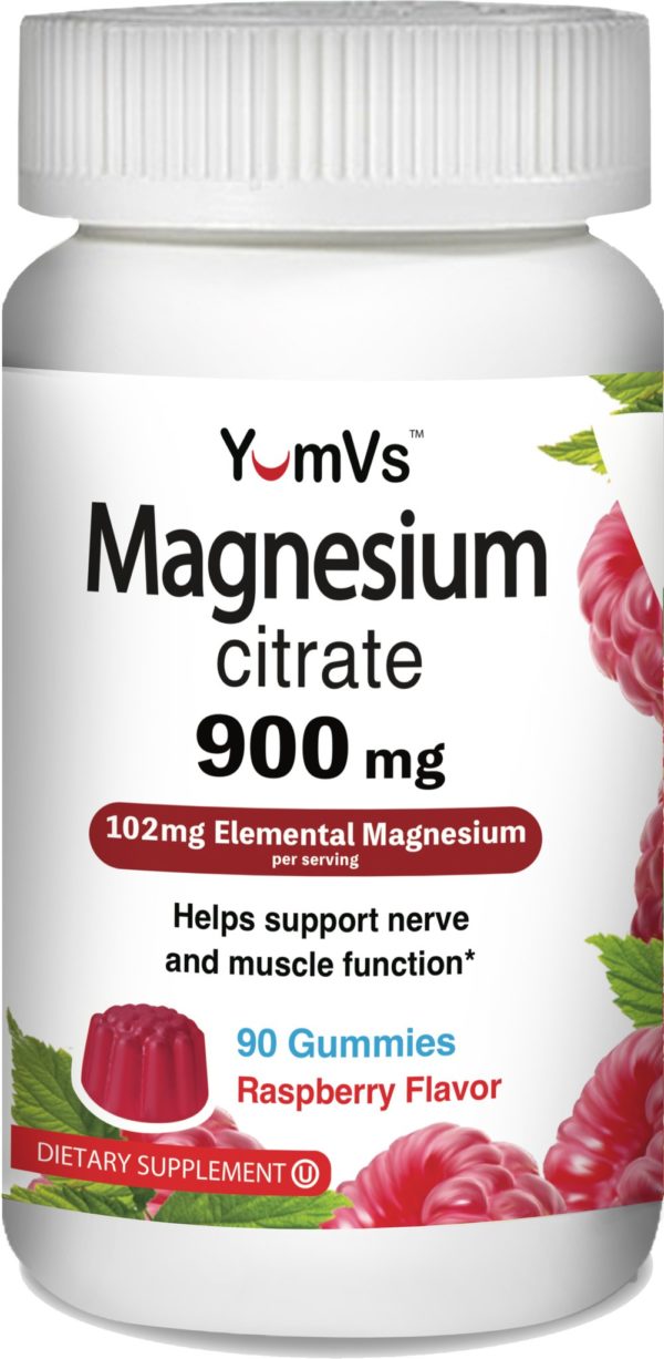 Citrato de magnesio 900 mg gomitas
