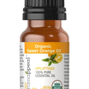 Aceite esencial de naranja dulce orgánico 100% puro