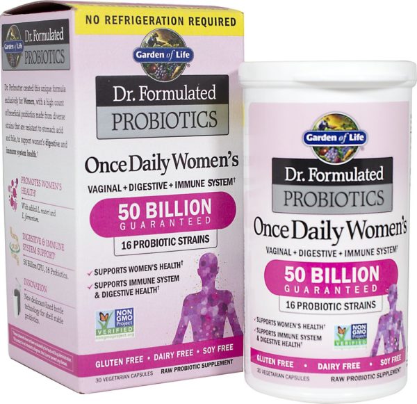 Dr. Formulated Probiotics Once Daily 50 mil millones de mujeres