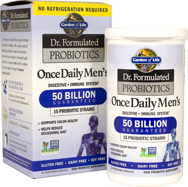 Dr. Formulated Probiotics Once Daily 50 mil millones de hombres