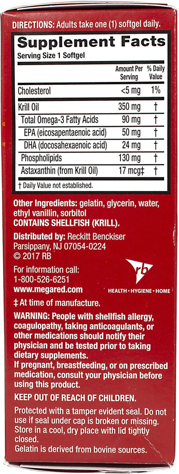 Aceite de krill MegaRed ™ Omega-3 350 mg - Imagen 3