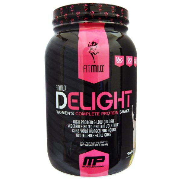 FitMiss, Delight, batido de proteínas completo para mujeres, chai de vainilla, 2 lbs (907 g)