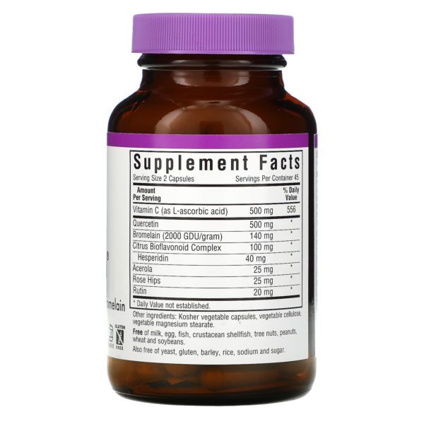 Bluebonnet Nutrition, Super Quercetin, 90 cápsulas vegetales - Imagen 2