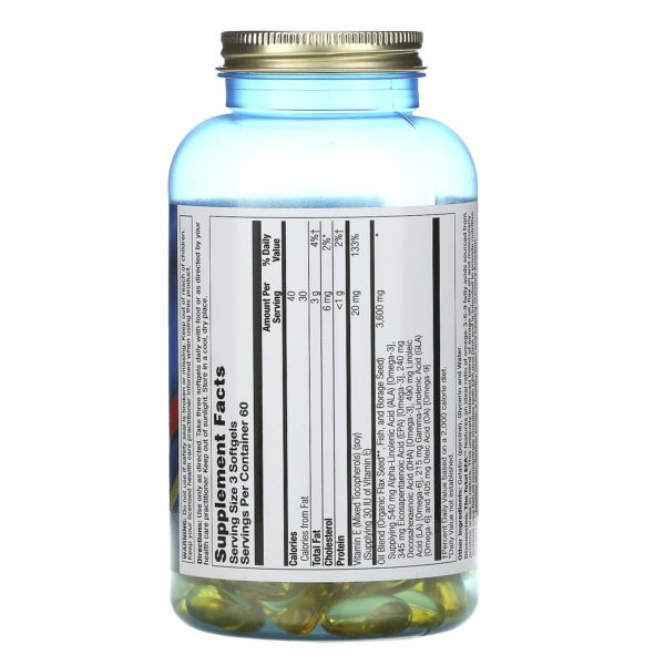 Health From The Sun, The Total EFA, Omega-3-6-9, 1200 mg, 180 cápsulas blandas - Imagen 2