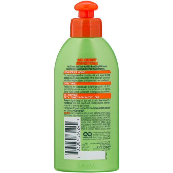 Garnier, Fructis, Antihumedad, Leche suavizante, 150 ml (5,1 oz. líq.) - Imagen 2