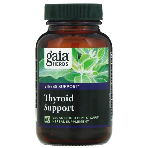 Gaia Herbs, Thyroid Support, 60 fito cápsulas líquidas vegetarianas - Imagen 3
