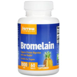 Jarrow Formulas, Bromelina, 1000 UDG, 60 comprimidos