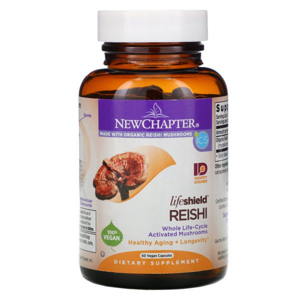 New Chapter, LifeShield, Reishi, 60 Vegan Capsules - Imagen 3