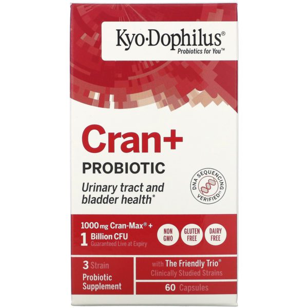Kyolic, Kyo-Dophilus, Cran+ Probiotic , 60 Capsules