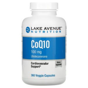 Lake Avenue Nutrition, CoQ10, Verificada por la farmacopea de EE. UU. (USP), 100 mg, 360 cápsulas vegetales